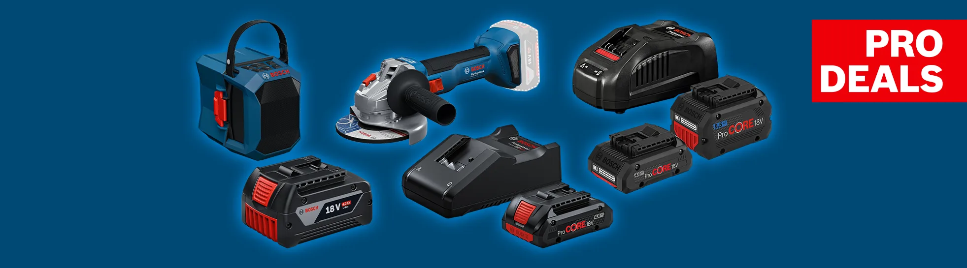 Ferramentas profissionais Bosch em campanha PRO Deals